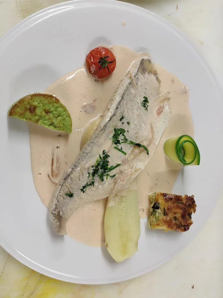 Filet de Sandre Au Beurre Acidulé Et Écrasé de Patate Douce